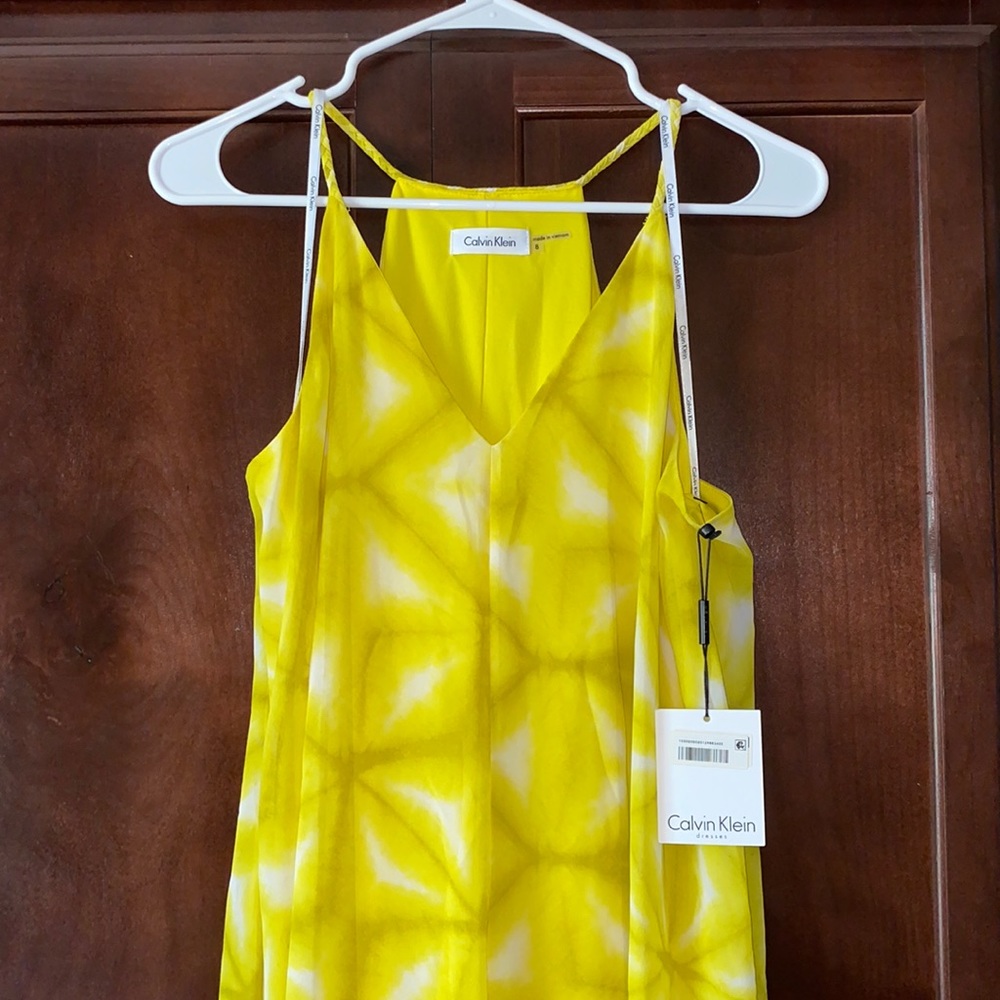 Calvin Klein Yellow Women’s Summer Dress